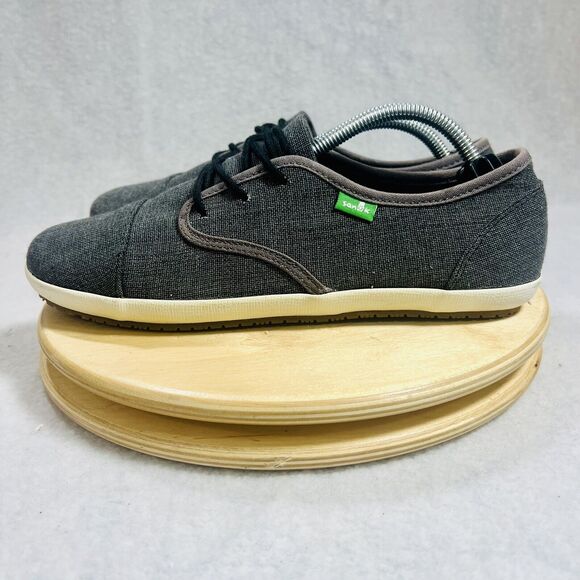 Sanuk Shoes - SANUK Sneakers GUIDE TX Gray SIDEWALK SURFER Shoes Mens US 12 Lace Up Low Top